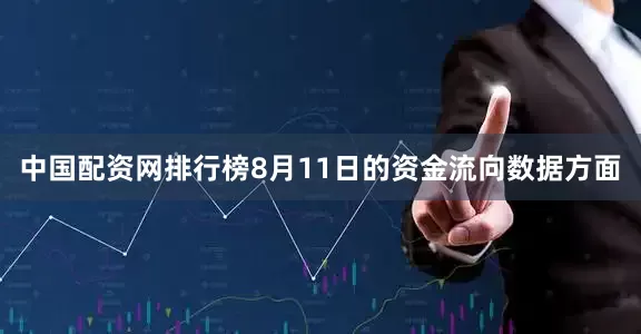 中国配资网排行榜8月11日的资金流向数据方面